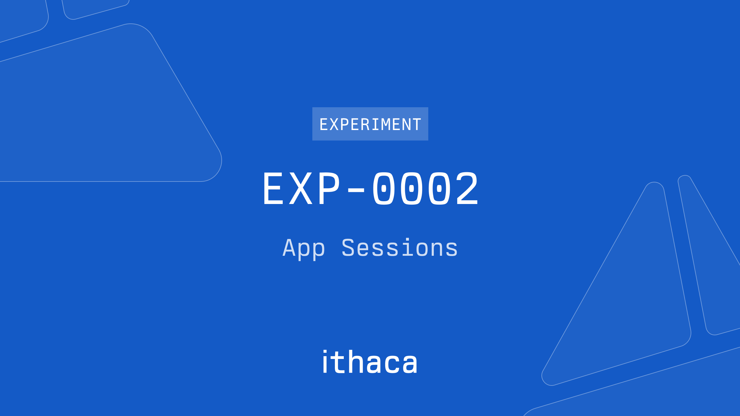 ithacaxyz's tweet card. Building apps with account-based sessions on Odyssey