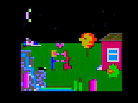 deater78's tweet card. Apple II 64k Cycle-counting Megademo