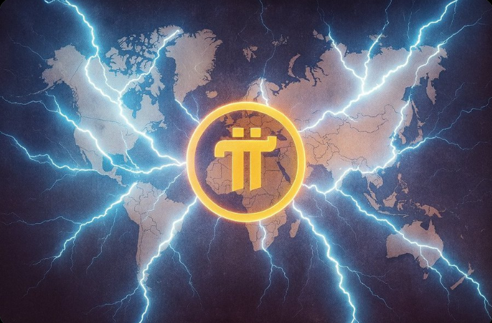 hokanewscom's tweet card. Amid global market turbulence in 2025, Pi Network emerges as a new financial operating system, reshaping crypto, coin, Picoin, and web3.