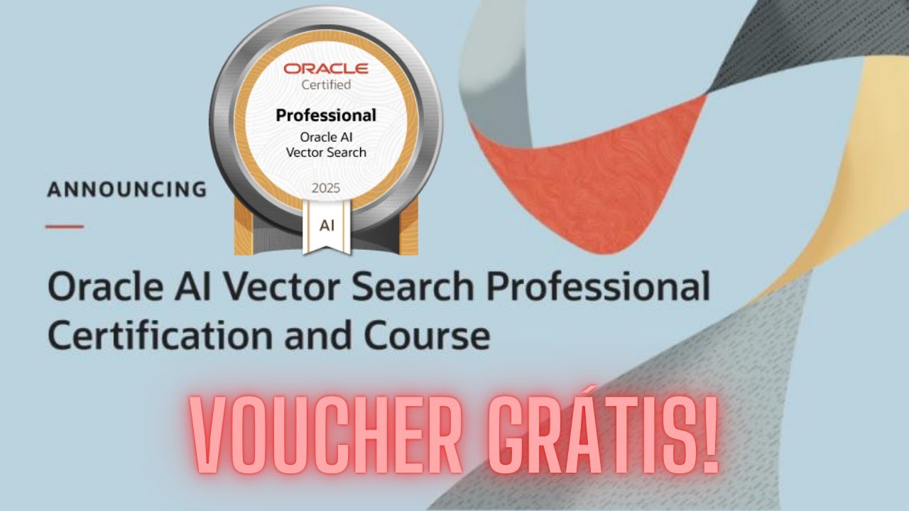 edsinfobr's tweet card. Nova certificação Oracle AI Vector Search Professional com direito a...