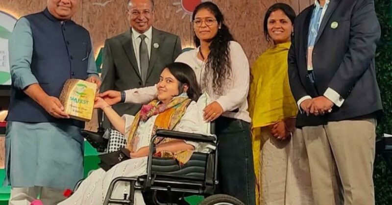 rajavshesh's tweet card. V-Shesh is a purpose-driven organization that empowers persons with disabilities by providing customized training and connecting them with inclusive…