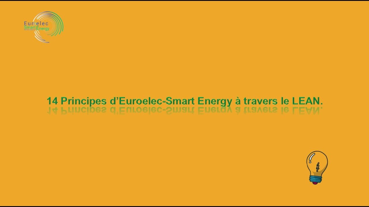 Euroelec's tweet card. 14 Principes d’Euroelec-Smart Energy à travers le LEAN