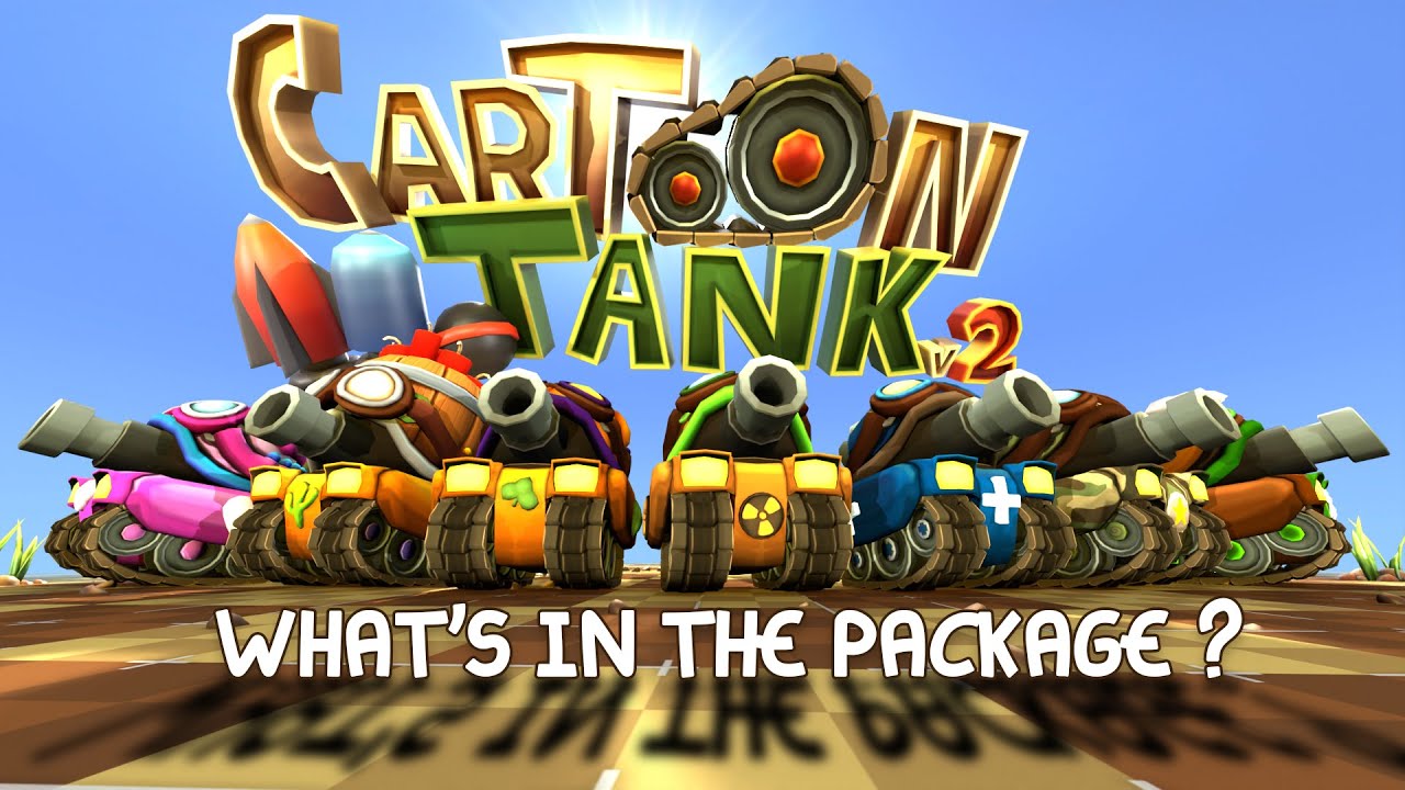 DjingareyArt's tweet card. Cartoon Tank v2 - What's In The Package ?