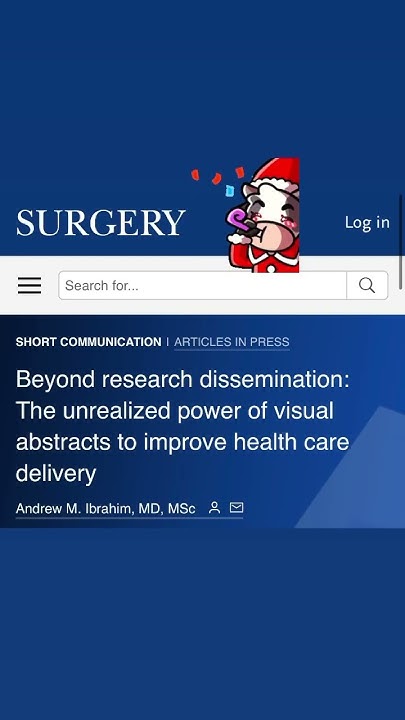 SurgJournal's tweet card. Advent Calendar 2023: Day 21