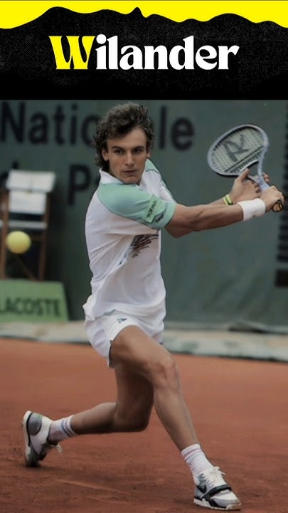 PaleolithicMan's tweet card. 🟡 WILANDER vs NOAH 🟡 #MatsWilander #RolandGarros #RGClassic...