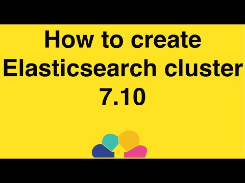 datarain11's tweet card. how to create Elasticsearch cluster 7.10
