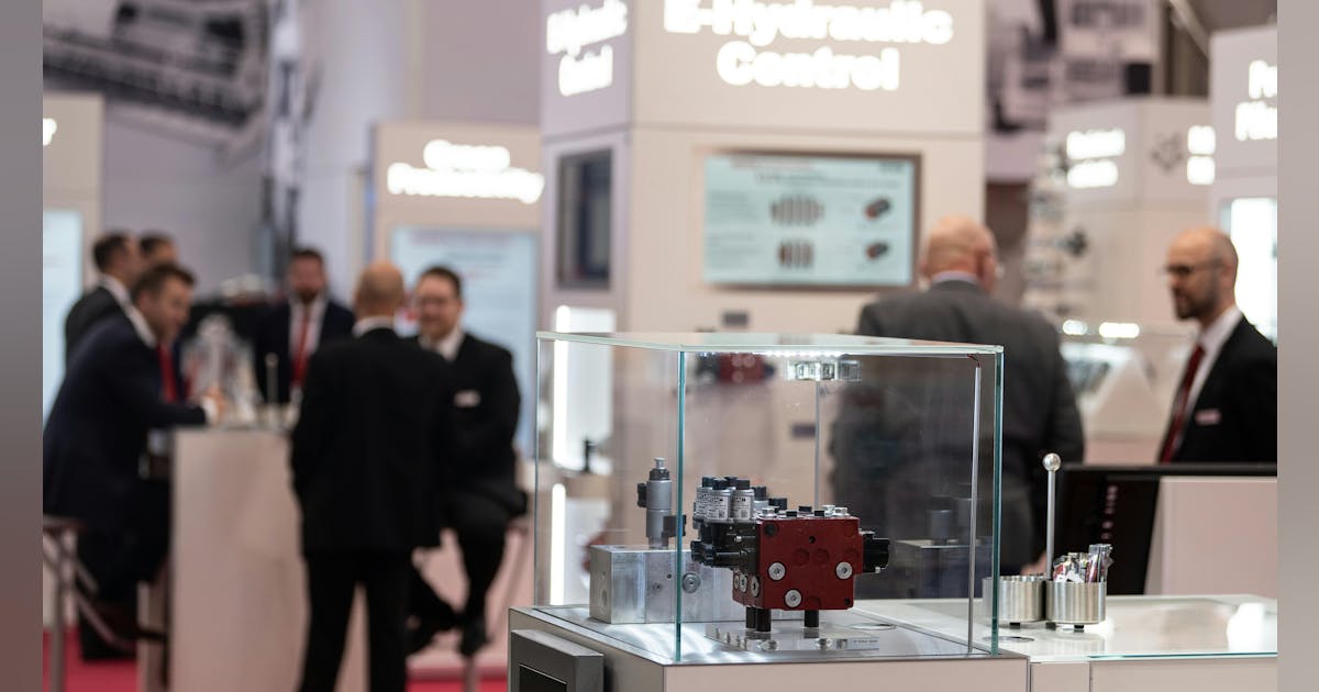 PowerMotionTech's tweet card. A number of companies will showcase their hydraulic, sensor and electrification solutions for agricultural equipment at Agritechnica 2025.