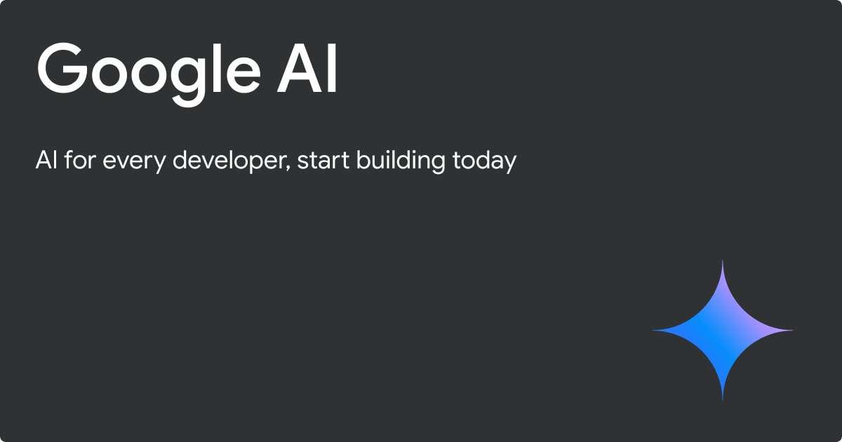 iOS_App_Startup's tweet card. Build with Gemini 2.0 Flash, 2.5 Pro, and Gemma using the Gemini API and Google AI Studio.