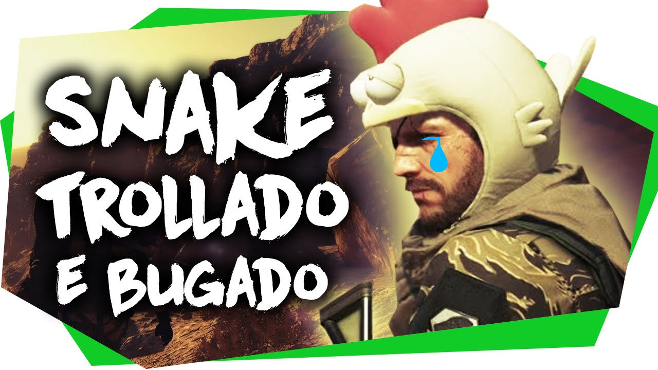 BlogContinue's tweet card. Snake TROLLADO E BUGADO em novo Metal Gear Solid V: The Phantom Pain