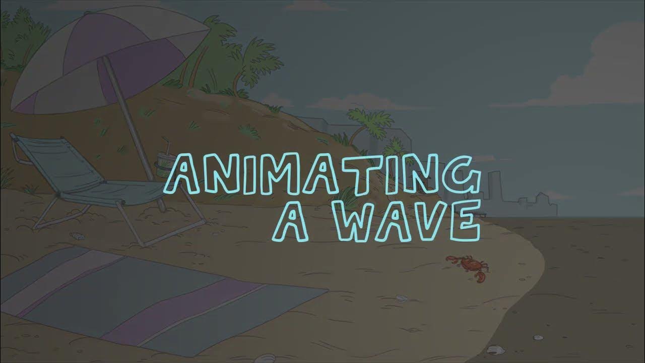 PGomez_Animator's tweet card. Animating a wave