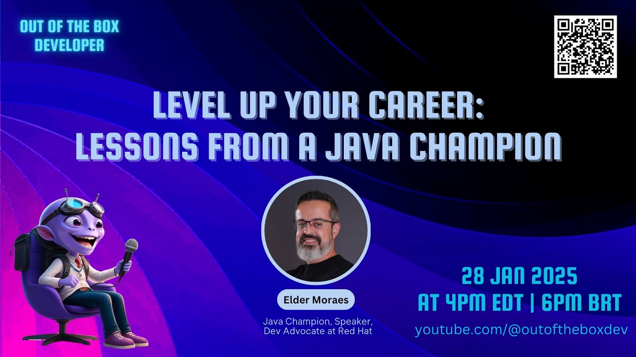 CsillaSzanto's tweet card. Level Up Your Career: Lessons from a Java Champion