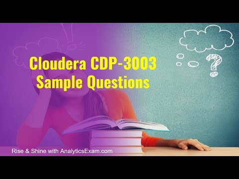analyticsexam's tweet card. CDP-3003 Cloudera Certification Exam Prep | Questions & Answers
