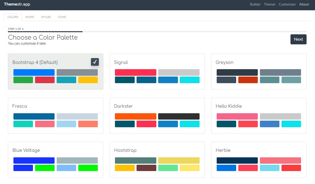 ThemesGuide's tweet card. Themestr.app Custom Bootstrap Theme Builder