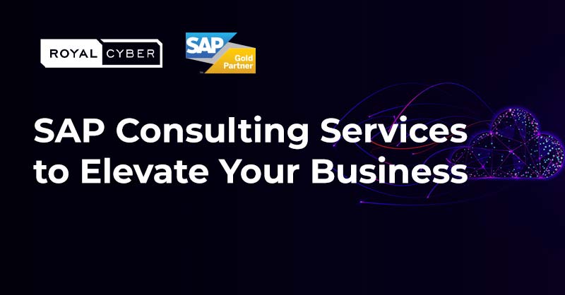 RoyalCyberUSA's tweet card. Optimize business operations with expert SAP consulting services. Contact now to streamline workflows and drive efficiency with Royal Cyber.