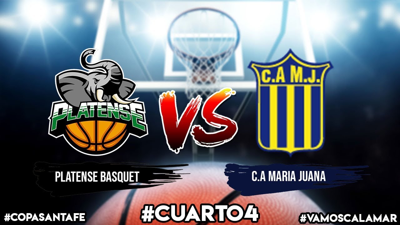 CPPbasquet's tweet card. [4 CUARTO] Platense Basquet Vs. C.A María Juana