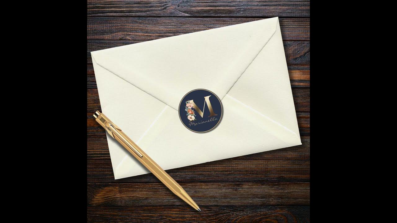 sukisworkshop's tweet card. Elegant Gold Monogram Floral Stickers #zazzle #personalizedgifts...