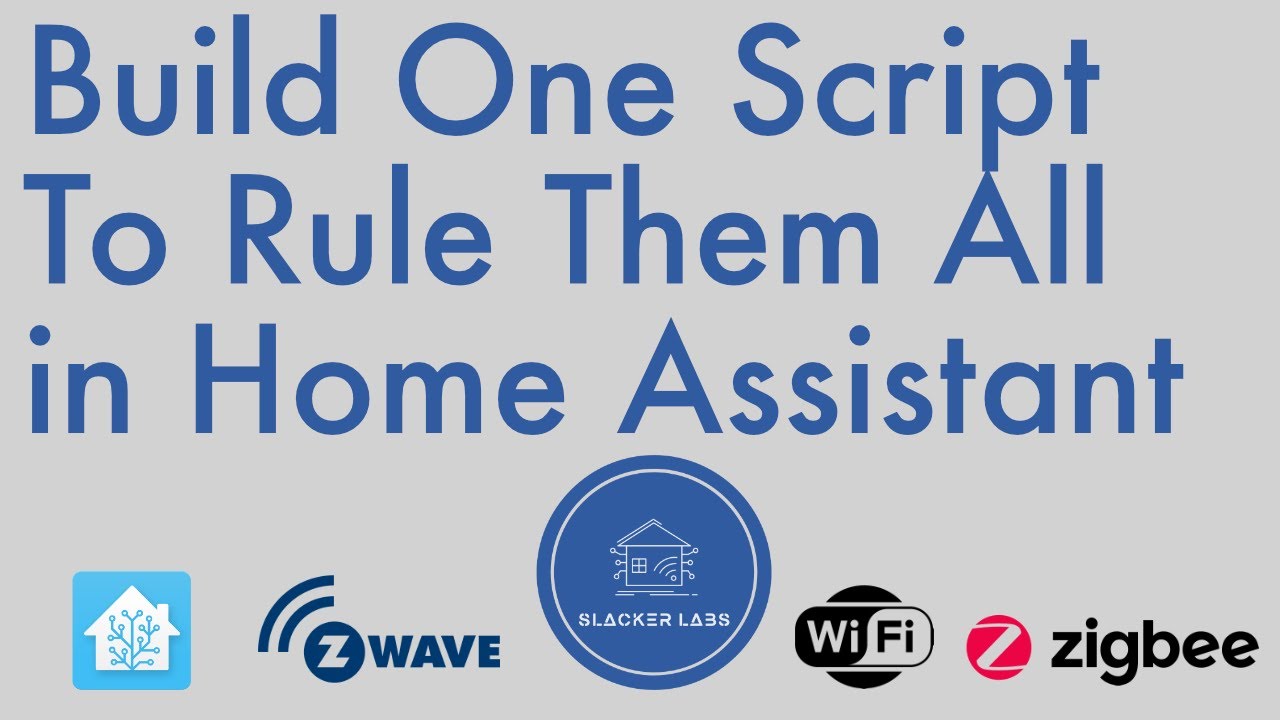 slackerlabs's tweet card. Build One Script to Rule Them All in home Assistant