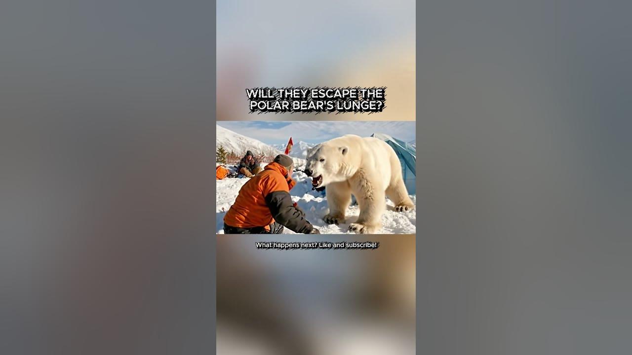 AminalVid39661's tweet card. THEIR ARCTIC EXPEDITION JUST BECAME A FIGHT FOR SURVIVAL #PolarBear...