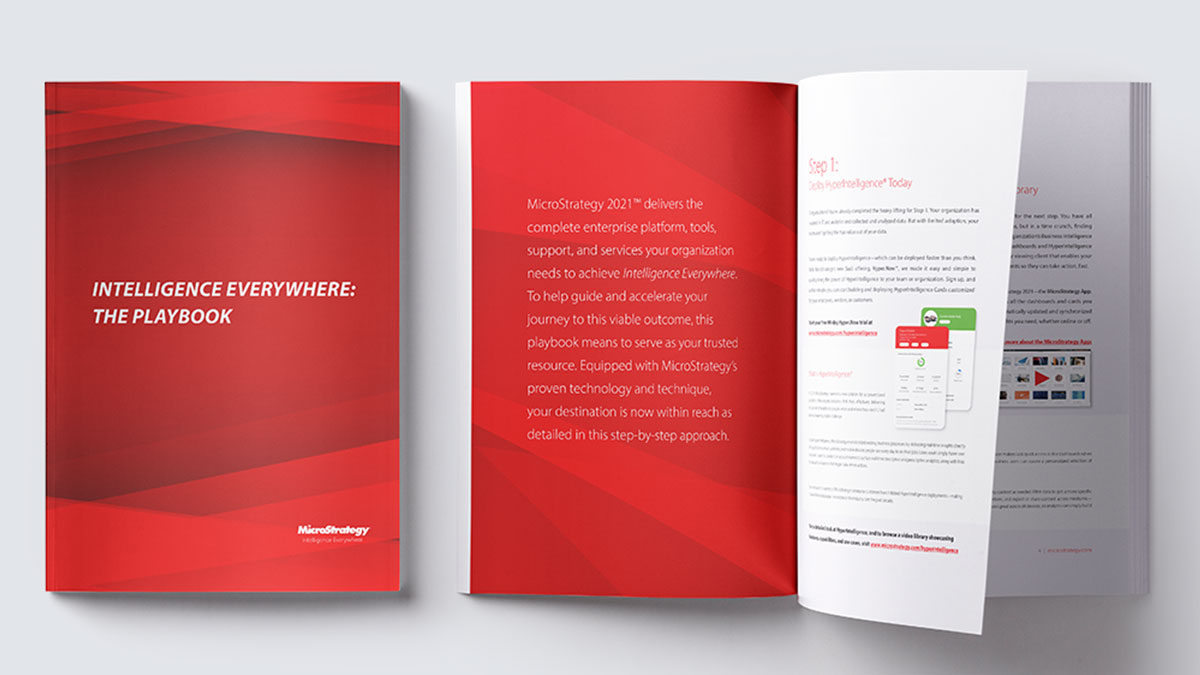 MicroStrategy's tweet card. Learn how MicroStrategy 2021 delivers the complete enterprise platform, tools, support, and services your organization needs to achieve Intelligence Everywhere.