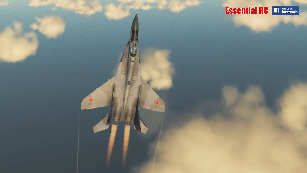 Essential_RC's tweet card. EXTREME JET AEROBATICS using OCULUS RIFT VR (DCS 2.5)