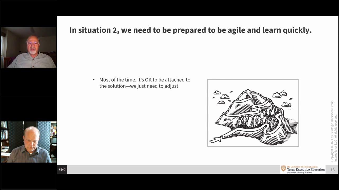 SDGconsulting's tweet card. Judging the Quality of an 'Agile' Decision | Strategic Decisions Group