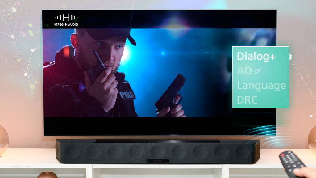 PanoramaAV's tweet card. La cadena franco-alemana ARTE ha estrenado la versión mejorada de la herramienta MPEG-H Dialog+ de Fraunhofer IIS.