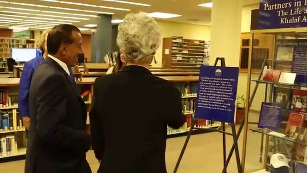 alhabtoorgroup's tweet card. Dedication of the Khalaf Al Habtoor Archives at Illinois College