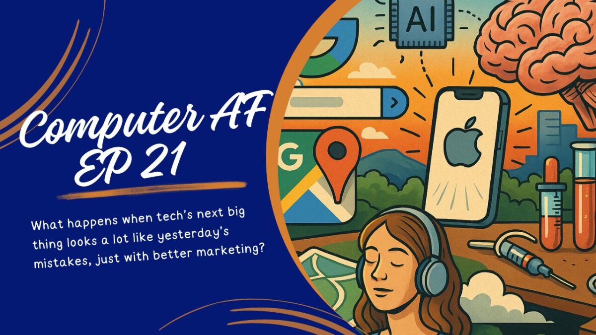 circleclick's tweet card. In this episode of Computer AF, hosts Anne Ahola Ward and John Boitnott dove headfirst into the digital chaos, where Google is quietly swapping nostalgia for