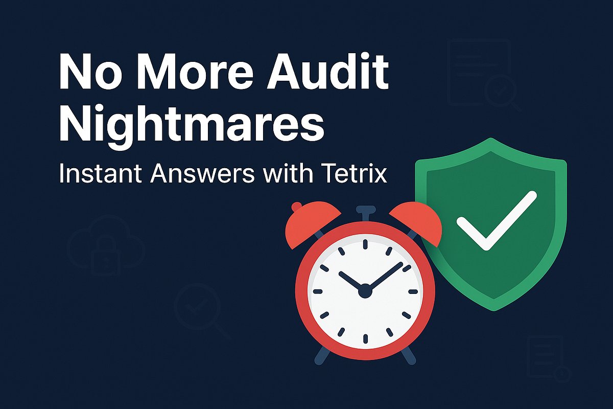 deskree_backend's tweet card. End audit stress with Tetrix. Instantly find misconfigurations, fix compliance gaps, and stay audit-ready year-round — security made…