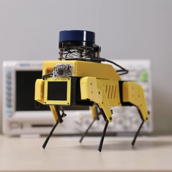 hackadayio's tweet card. Who's a good boy?