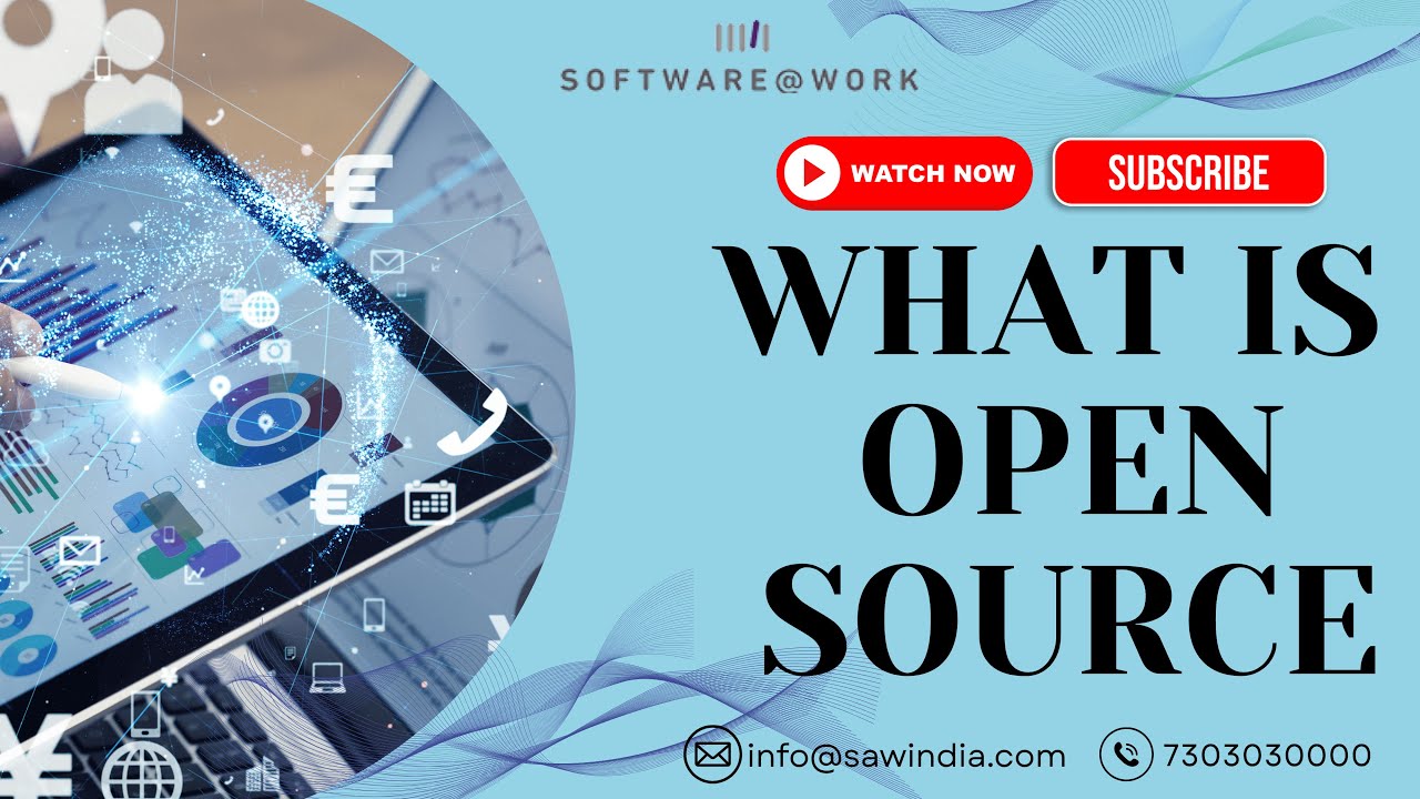 SoftwareAtWork's tweet card. What Exactly Is Open Source Software? Explained in 1 minute