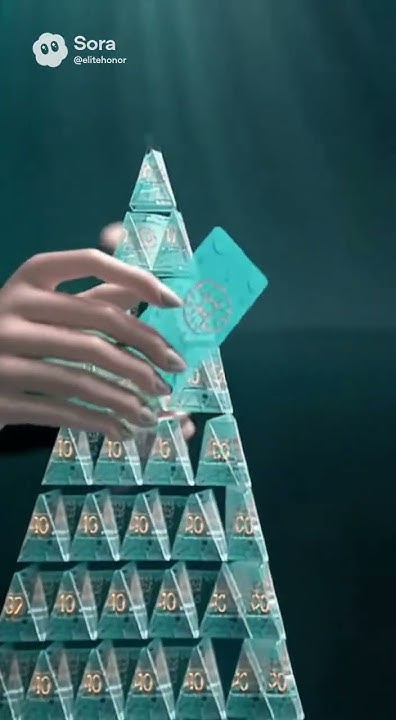 GlitchGirl666's tweet card. Uncanny Valley ASMR | Hyper-Real Glass Pyramid Building in 8K