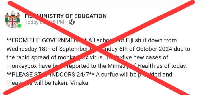 fijitimes's tweet card. The Ministry of Education is alerting the public about a false announcement being shared online from a fake website pretending to be the "Fiji Ministry of […]