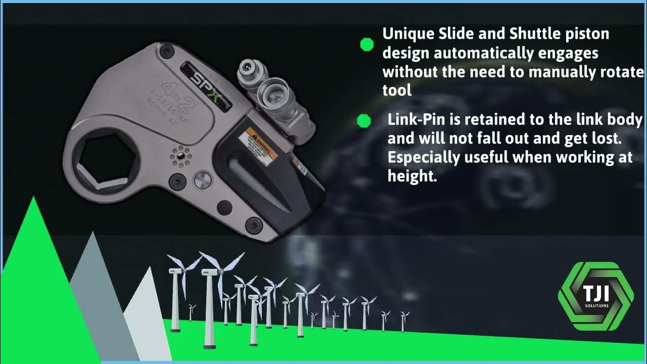 tji_solutions's tweet card. SPX Hydraulic Low Profile Torque Wrenches -Features - TJI Solutions