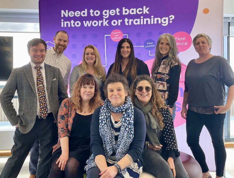 joshhoole46's tweet card. Huge thanks to this awesome The Cornwall and Isles of Scilly People Hub Team for launching our project for people in work to get qualifications. And massive thanks to the people who joined us,...