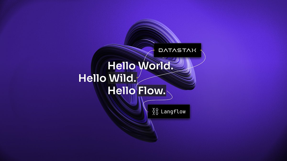 langflow_ai's tweet card. The past few weeks have been nuts, and we’ve been itching to share some huge news with you all… 🥁 Langflow is joining DataStax!