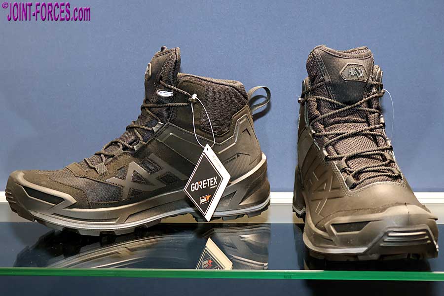JointForcesNews's tweet card. HAIX brings the BLACK EAGLE EVO Athletic GTX Mid and Tactical GTX next generation of duty boots for police forces onto the streets.