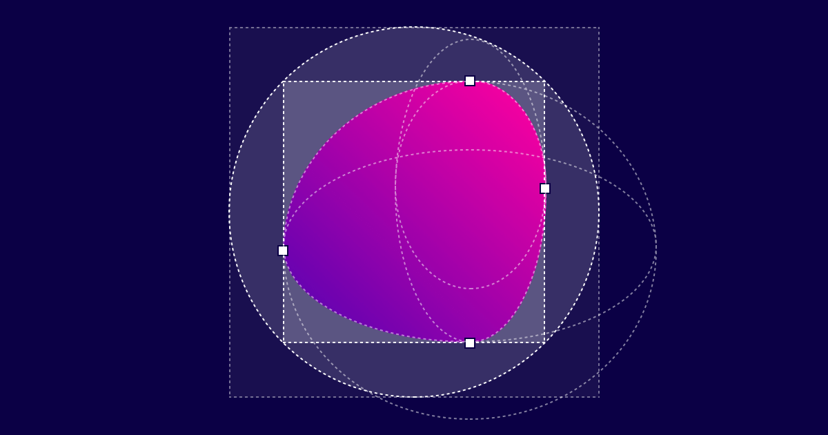 devpato's tweet card. Generator to build organic shapes with CSS3 border-radius