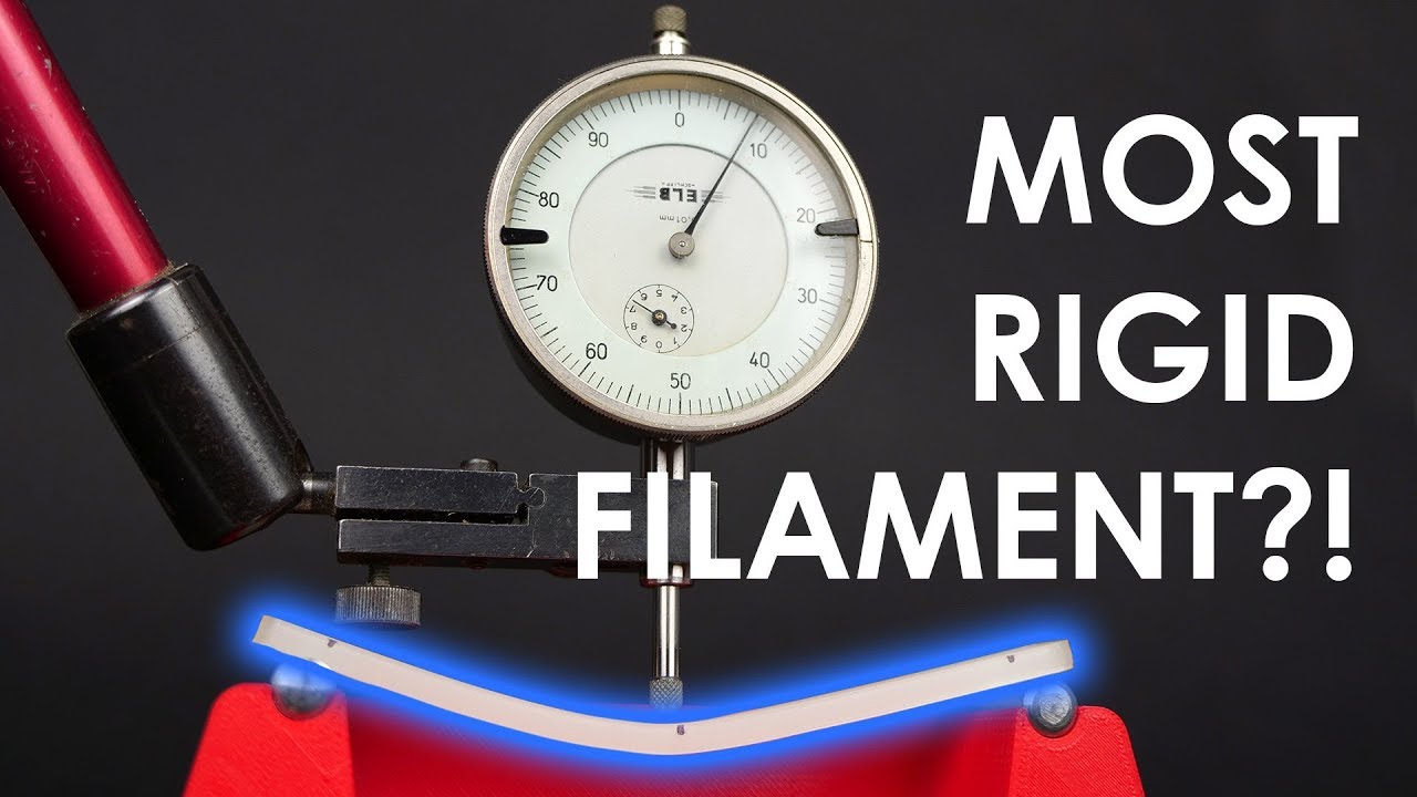 Daemon3DPrint's tweet card. Which is the MOST RIGID 3D printing material?