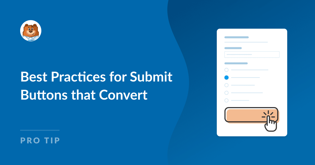 easywpforms's tweet card. Is your submit button optimized for conversions? Here are some best practices to ensure your form submit button matches your brand identity and promotes clicks.