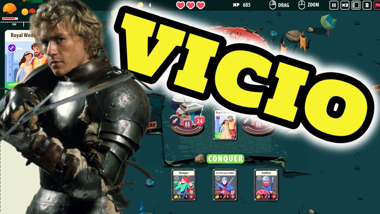 danironem's tweet card. MENUDO VICIO! - Kingdom of Cards | Gestiona tu reinado con cartas