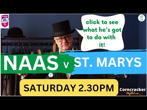 NaasRFC's tweet card. Naas v. St Marys - This Saturday 2.30pm