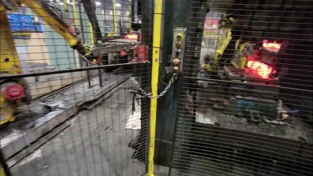 ContSysDesgn's tweet card. Trim Press to Twister to Restrike Press to Cooling Conveyor