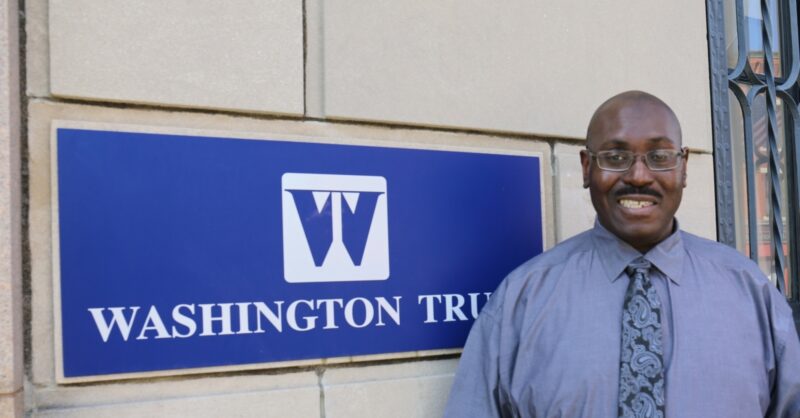 WashTrust's tweet card. We take pride in helping our banking customers reach their financial goals and serving our local communities