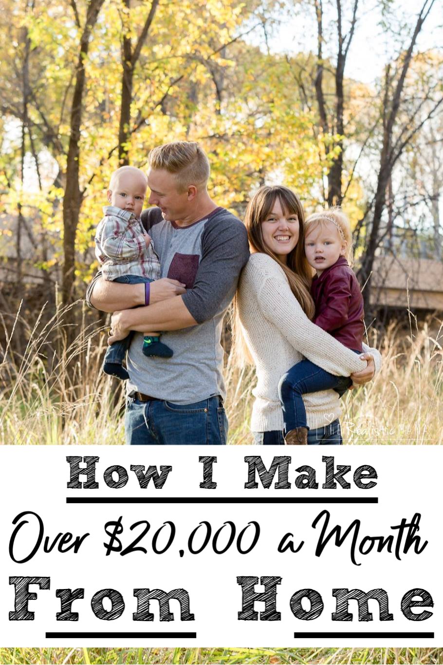 TheMamaBlog's tweet card. Welcome to my Income Report–where I show you real numbers on how much we are making on this very blog. Last month I made over $20,000 working part-time. 5 years ago, I started a blog/website to test i