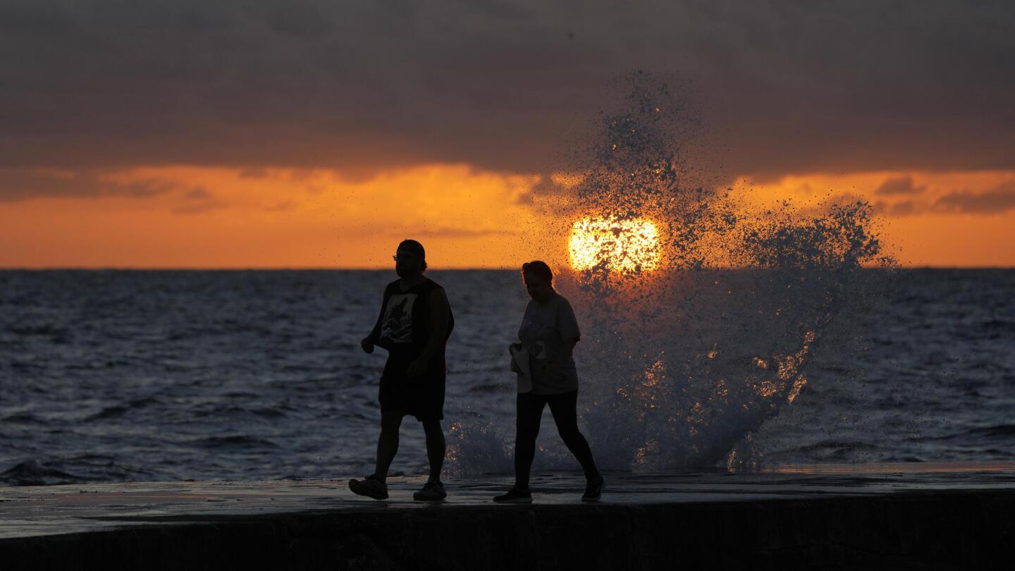 AP's tweet card. The world's oceans are suddenly considerably hotter than just a month or two ago and well above record levels. Scientists are trying to figure out why, and whether it forecasts an upcoming surge in...