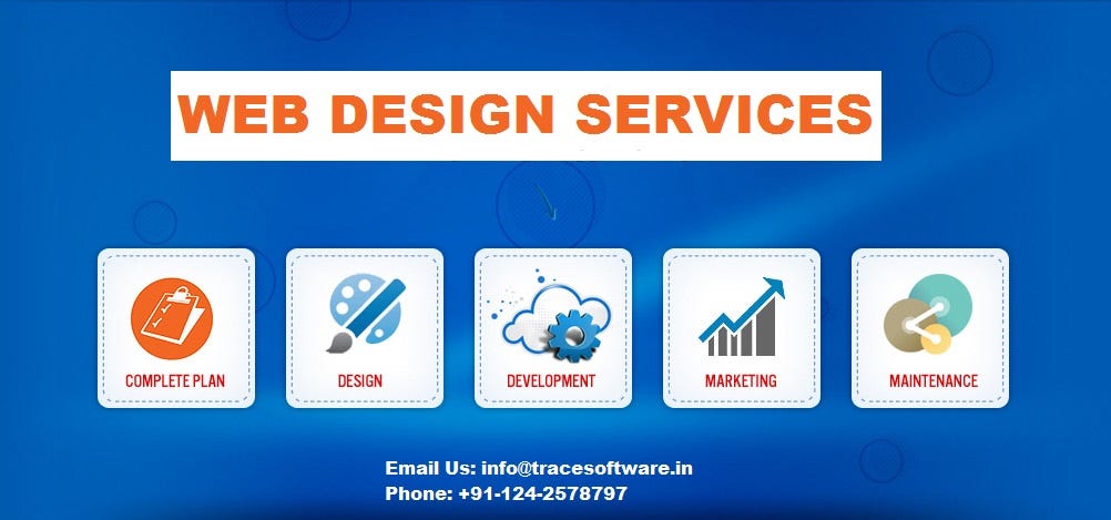 Tracesoftwarein's tweet card. “Trace is a top web design company in India|website design services in India” is published by Trace Software.