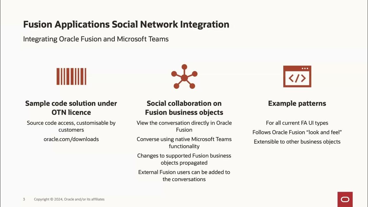 oracleateam's tweet card. Fusion Applications and Microsoft Teams Social Network Integration