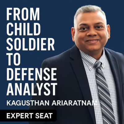 ProjectOFiveLtd's tweet card. In this episode of the OnPod Expert Seat Podcast, host Kristen sits down with Kagusthan Ariaratnam — a former child soldier of the Tamil Tigers who transformed his life to become a respected Defense...