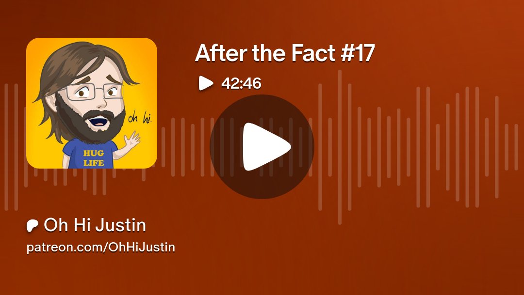 thehulkster's tweet card. Get more from Oh Hi Justin on Patreon